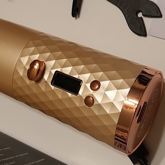 Wireless USB Auto Hair Curler Travel Small Compact Chargeable - Picture 2 of 6